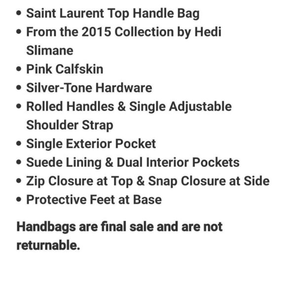 YSL small rive gauche cabas - Picture 8 of 8